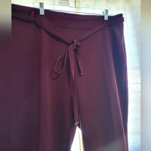 New York Clothing Company, pull-on pants, Wine, size 20W